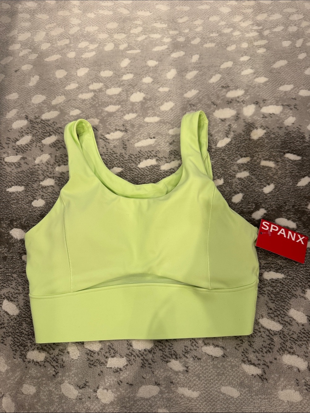 SPANX Neon Lime Sculpting Sports Bralette